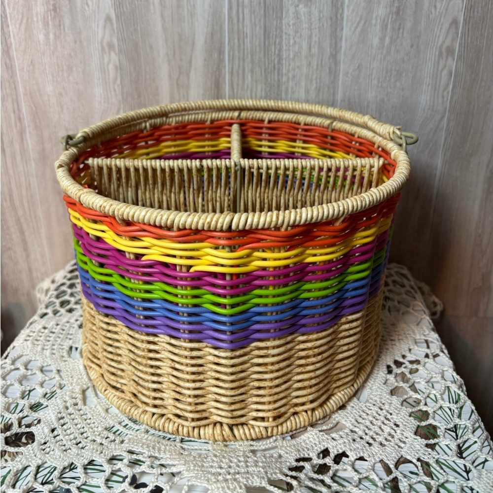 Nautica Home Resin Wicker Serveware Collection Basket